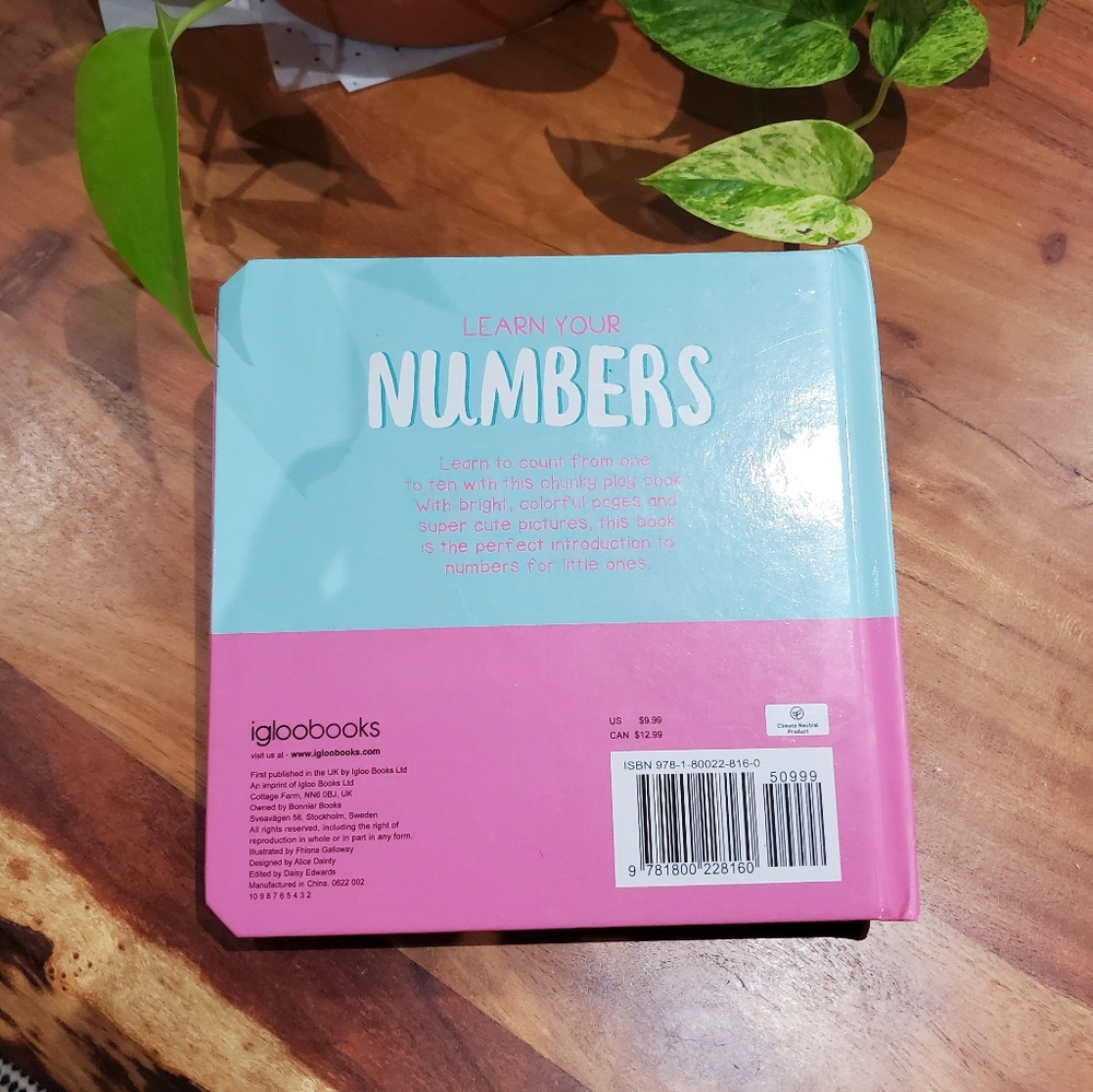 Colorful Kids Numbers Book - Picture 2 of 12